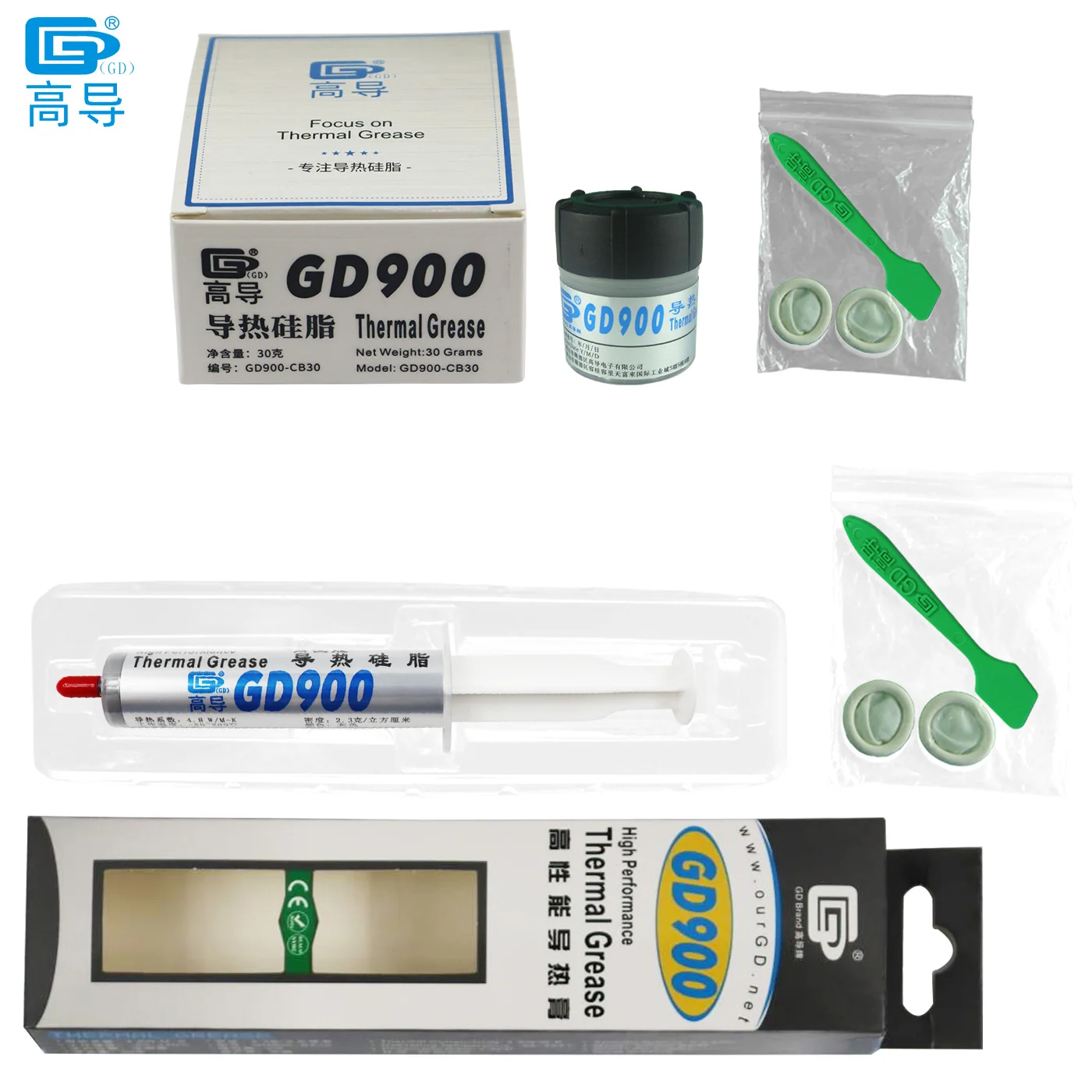 Серая термопроводящая паста для охладителя