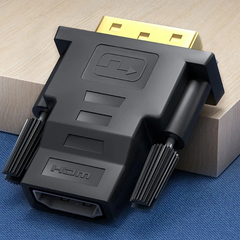 1080P DVI to HDMI-Compatible Cable Adapter hdmi to dvi converter hdmi compatible converter dvi to hdtv cable hdmi to dvi cable DVI Male to Female Bi-directional Connector Converter for PS3 Projector Laptop TV Box