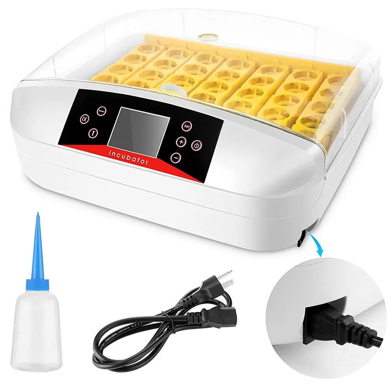 

Digital Clear Egg Incubator with Automatic Turning and Humidity Temperature Control