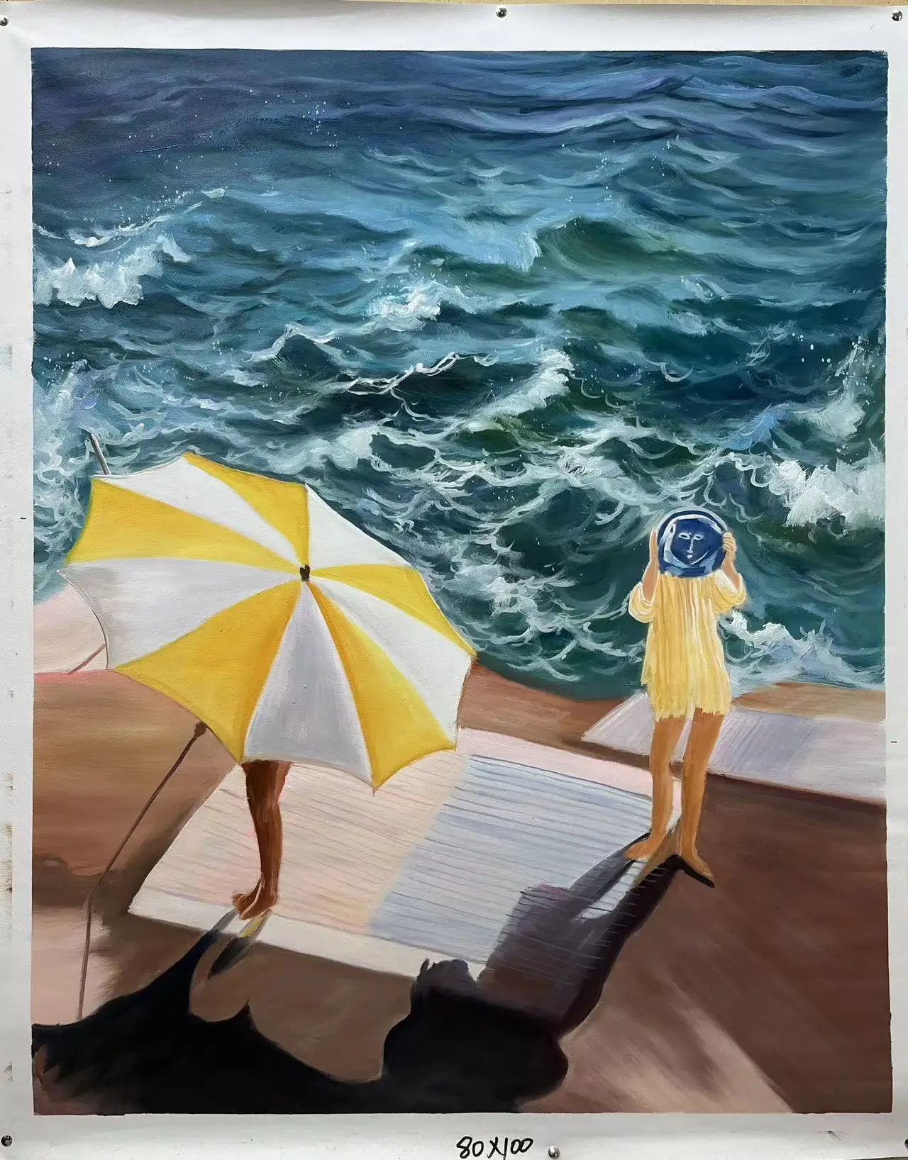 Quadri personalizzati di alta qualità, dipinti a olio 100% fatti a mano su tela per la decorazione della casa, per soggiorno, camera da letto, arte da parete - immagine 2