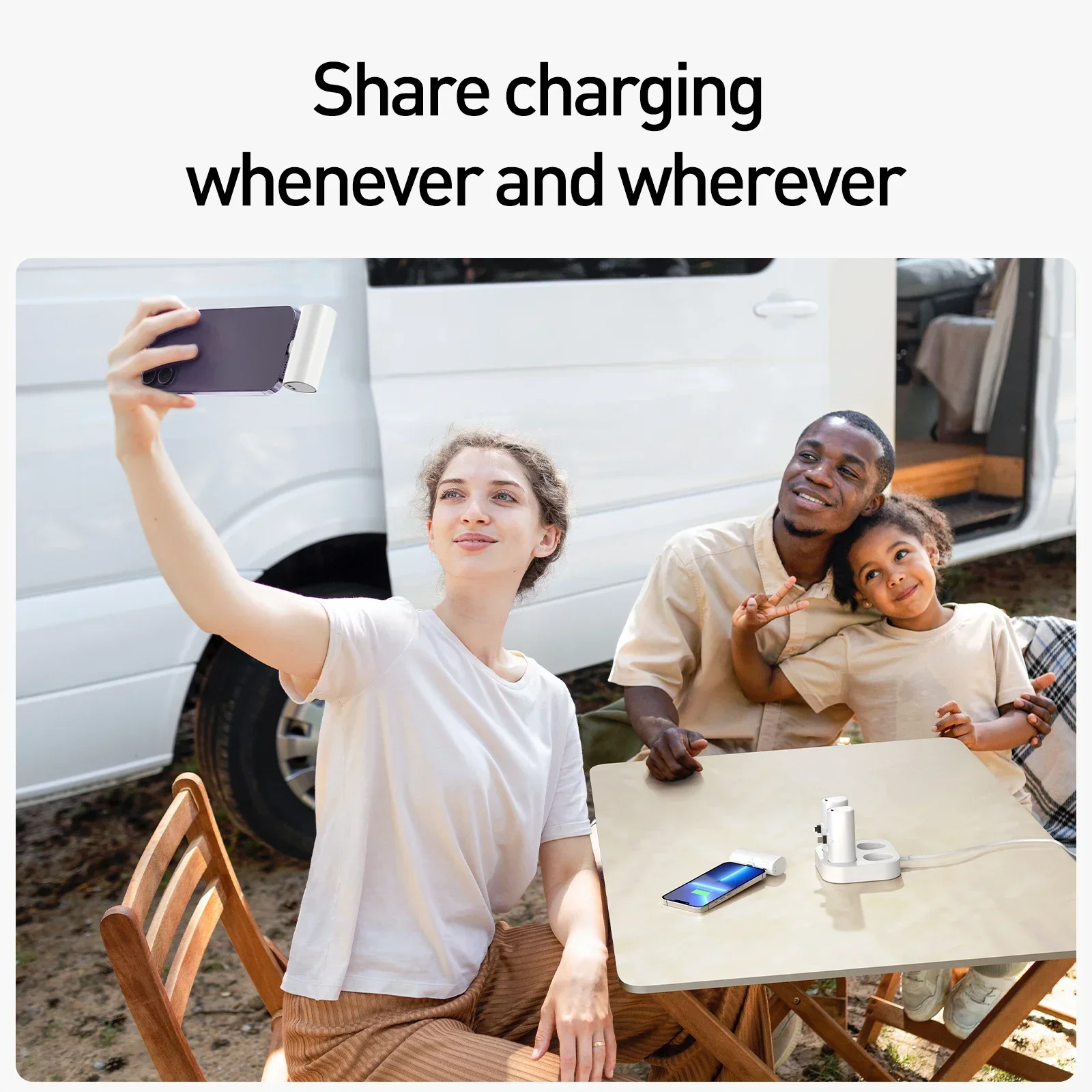 iWALK Charger Station for Portable Charger 4500mAh, 4800mAh, 5000mAh, Power Bank for iPhone All Series Charging Station Home