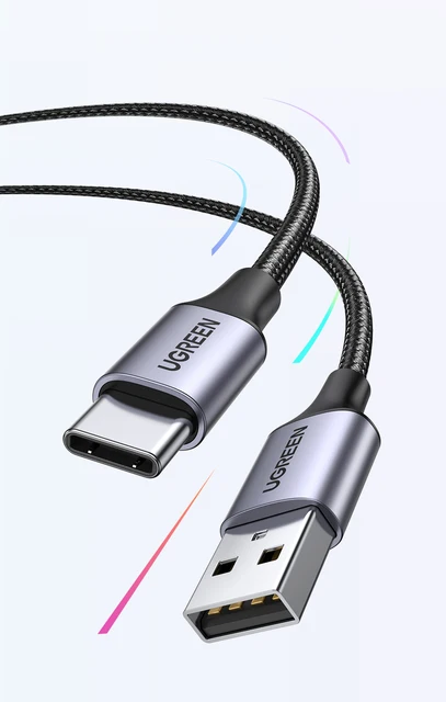 Ugreen – Câble Usb Type-c 3a Pour Recharge Rapide, Cordon De Chargeur Usb-c  Pour Téléphone Samsung S20/s21 Et Xiaomi Poco - Câbles Pour Téléphone  Portable - AliExpress