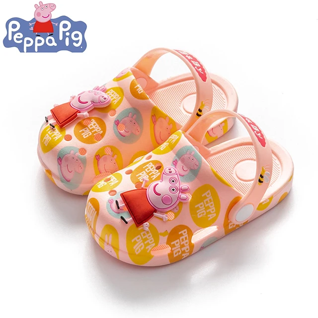 de Peppa Pig niños niñas, sandalias de verano con dibujos de para jardín y playa, zapatos de bebé con agujeros en la cueva _ - AliExpress Mobile