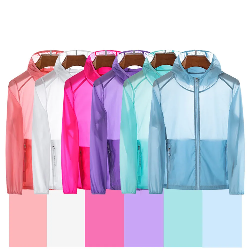 남성용 블루 6XL 방수 자외선 차단 의류 통기성 경량 안티 UV 코트 야외 자외선 차단 여행복