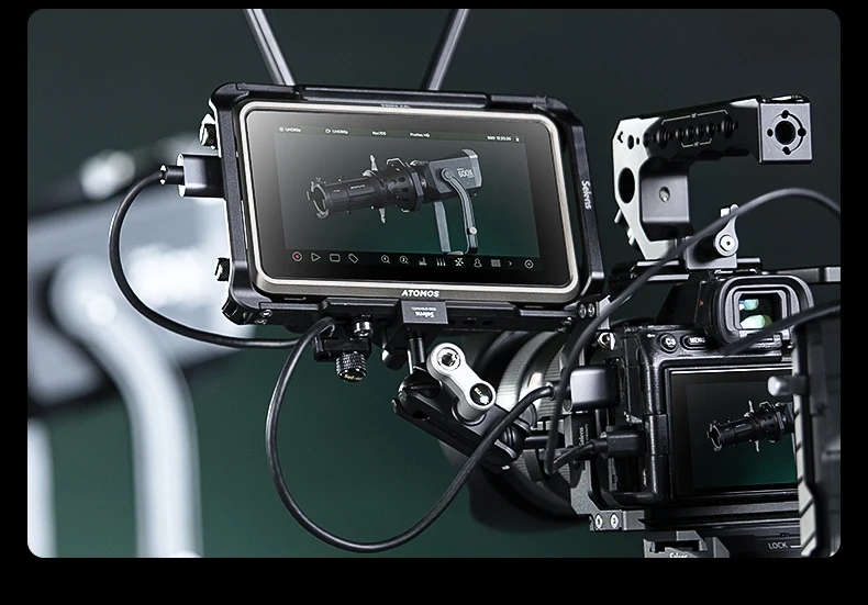 Butterfly Gimbal Ball Head Plate Articulating Magic Arm Handheld Anti-Shake Stab