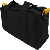 12 Inch Wide Mouth Tool Bag, Canvas Tool Bag, Heavy Duty Tool Storage Bag，Power Tool Organizer Pouch, Tool Bags for Men 1