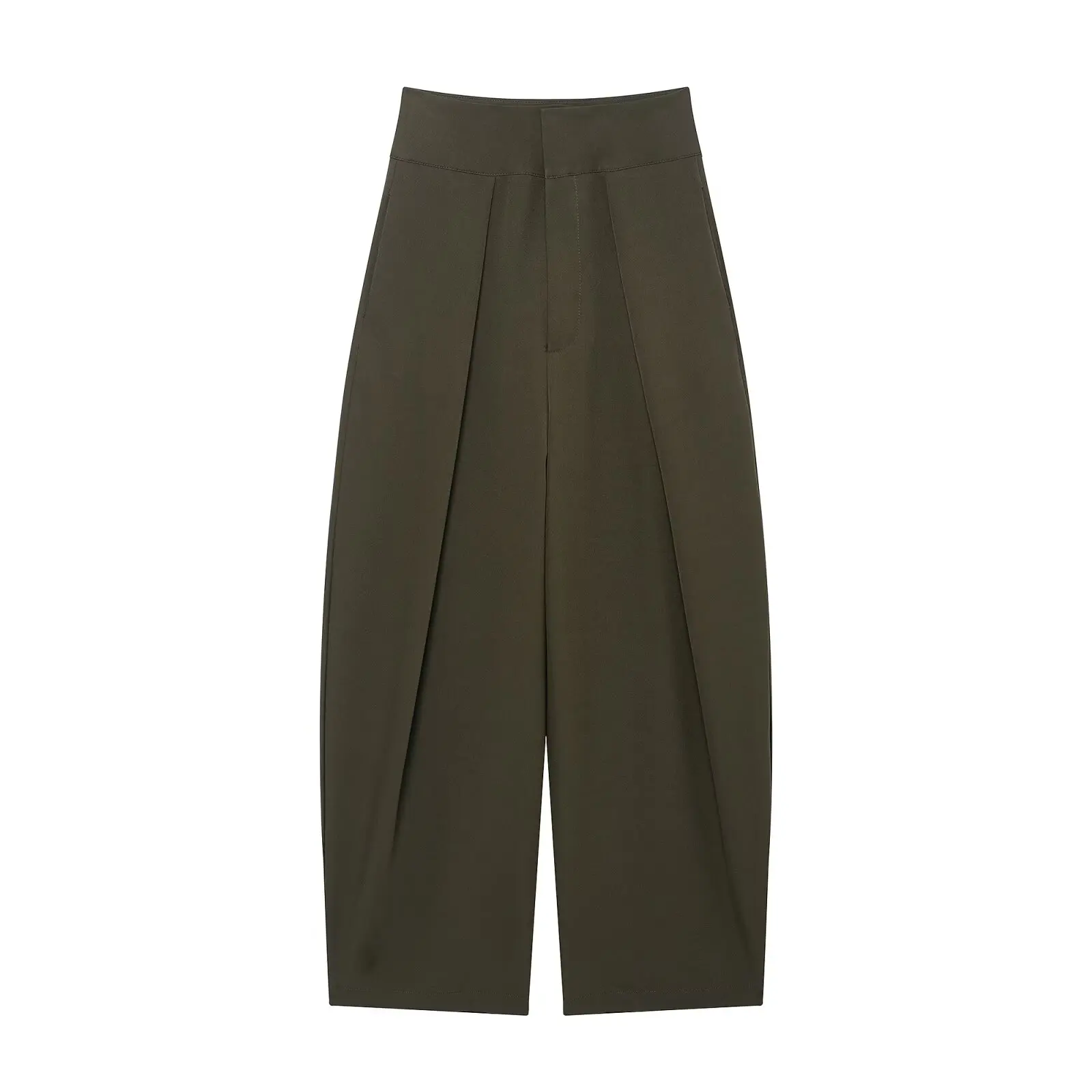 Casual Loose Pants Women High Waist Pleated Straight Long Wide Leg Trousers Female 2026 Spring Autumn Fashion Lady Bottoms ﻿