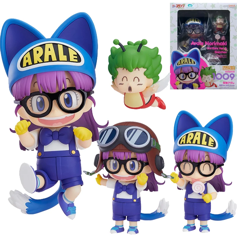 

In Stock Original GOOD SMILE GSC 1009 Arale Norimaki NENDOROID Dr Slump Cat Ear Anime Figure Model Collecile Action Toys Gifts