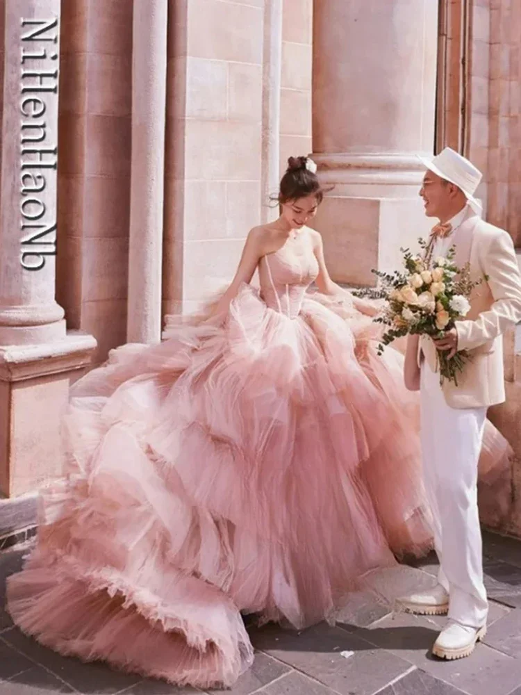 Luxury Quinceanera Dresses Evening Dress Tulle Formal Prom Gowns Vestidos For Women
