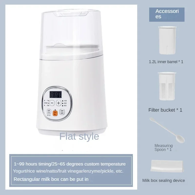 1L Yogurt Machine Automatic Intelligent Timing Homemade Yogurt Rice Wine Natto Kitchen Tools Multifunctional Maker