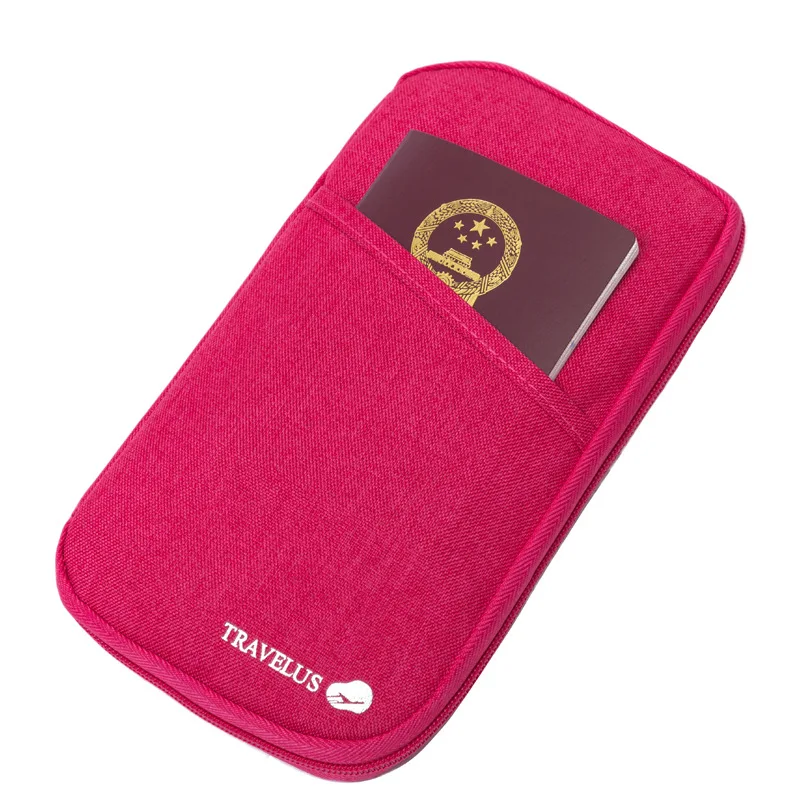 Men Multipurpose Women's Wallets Documents Organizer Packages Travel Passport Holders Cover Commercial Bank Cards Badges Wallets