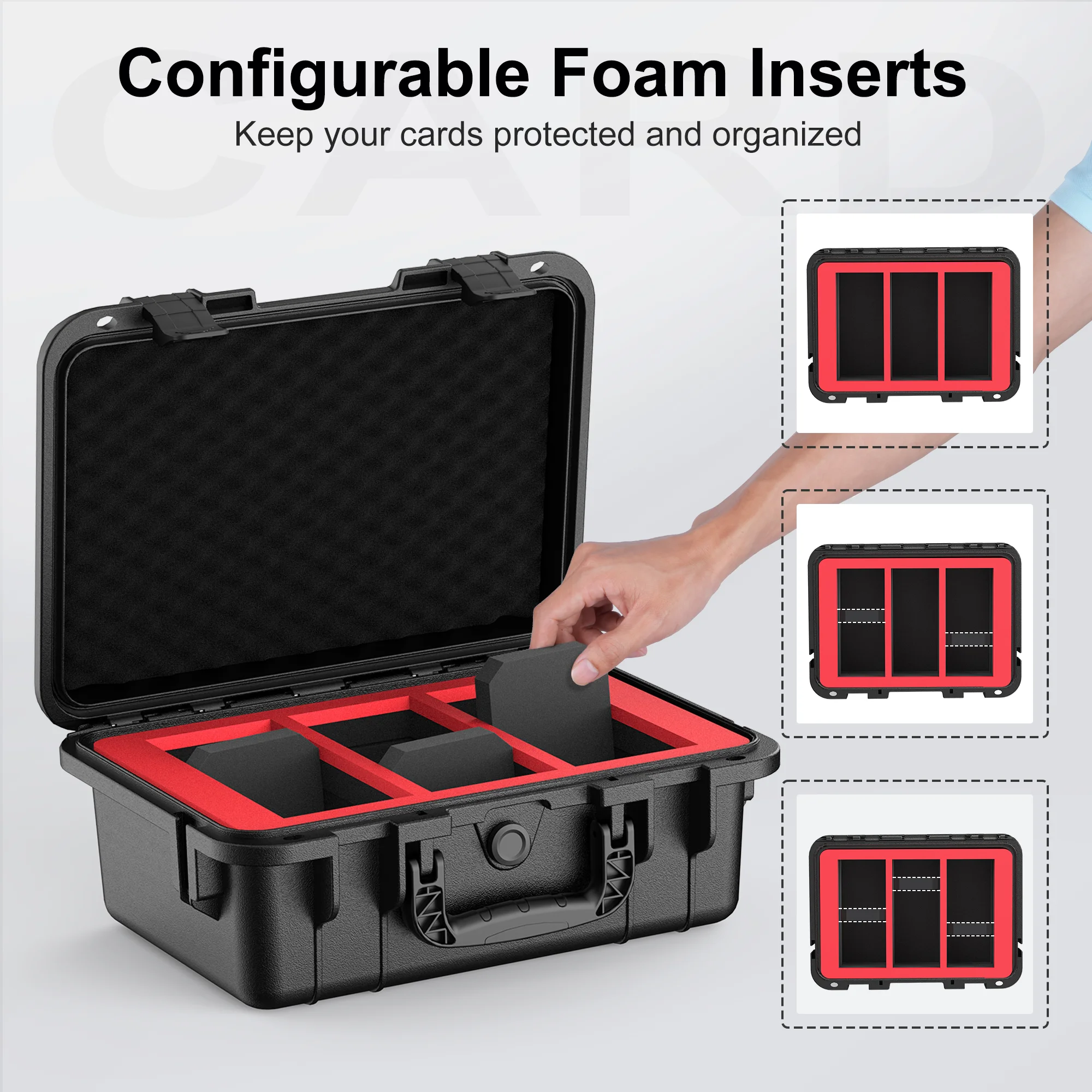 Set for Card Storage Box, Suitable for Ordinary Card Trading Card Storage Box, Sports Collection Card Commander Magic Card Box.