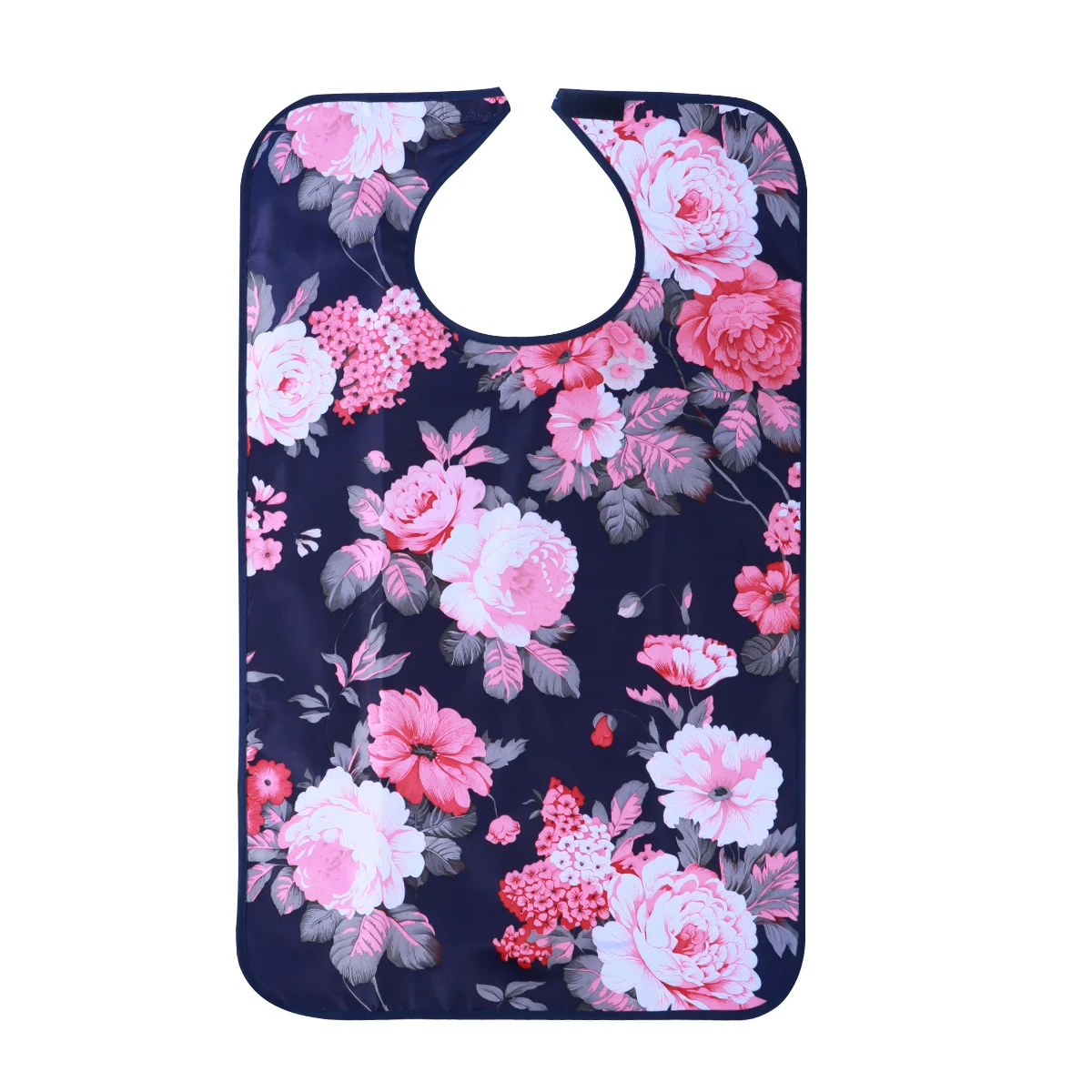 

Disability Aid Bib Adult Bib Washable Detachable Bib PVC Waterproof Mealtime Bib Protector For Senior Elderly 75X45CM