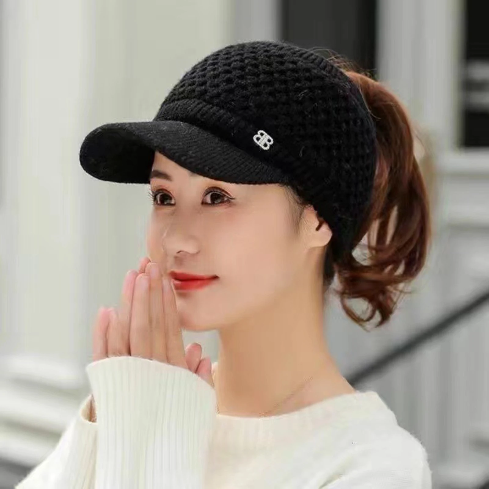 Ladies Knit Cap Winter Hat Casual casual hat