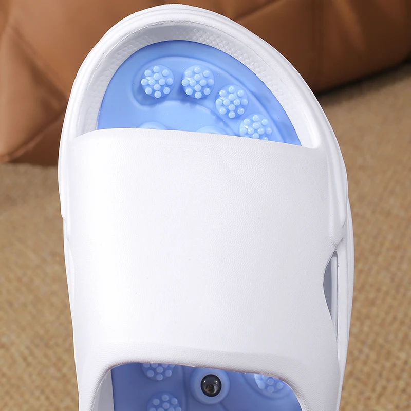 Sommer Herren Massage-Hausschuhe Bequeme Slides Indoor Outdoor Sandalen Strand Neue Herren Freizeitschuhe Männliche Paar-Hausschuhe – Detail 7