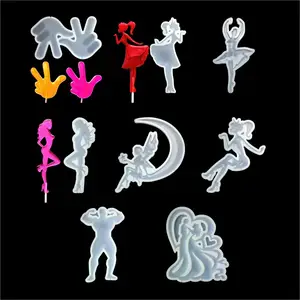 Barbie Princess Cake Mold Kawaii Girls Housewife Diy Chocolate Biscuit Mold  Barbies Ken Pink Doll Anime Model Toy Gifts - AliExpress