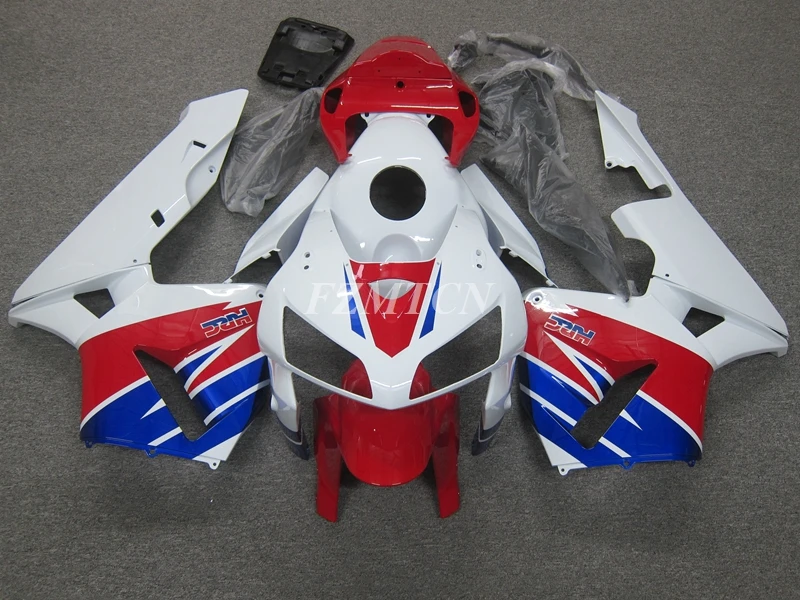 

Новый комплект обтекателей из АБС-пластика подходит для HONDA CBR600RR F5 2005 05 06 комплект обтекателей под заказ синий красный