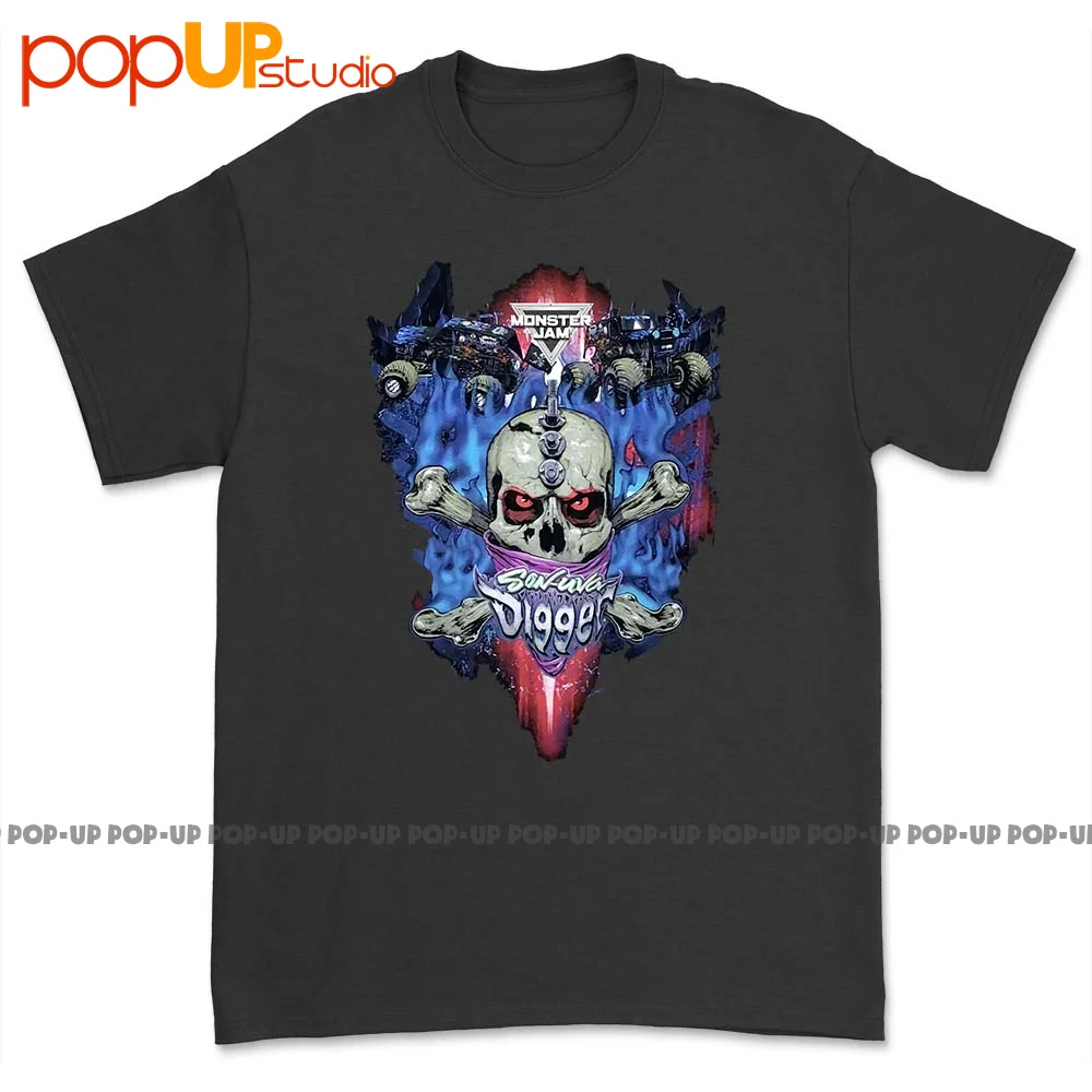 Monster Jam Truck Son-Uva Digger Gravepger T Shirt Mens