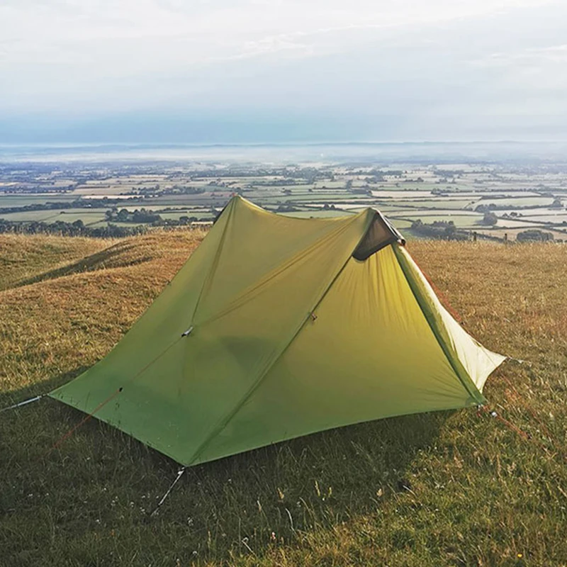 3F UL GEAR LanShan 2 2 Person Outdoor Ultralight Camping Tent 3-Season Professional 15D Silicone Rodless-Tent 4-Season