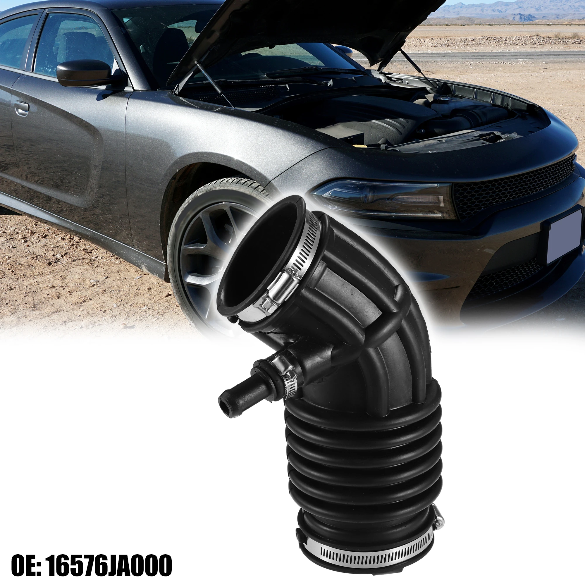 1 Pcs Air Intake Tube Hose Replacement No.16576JA000 for Nissan Altima 2007-2013 2.5L 4 Cylinder