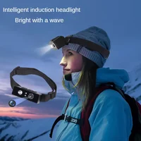 1080P HD First Perspective Action Cam Headlight Sports Camera Wave Hand Induction Video Recorder Built in Battery Action Camera 1