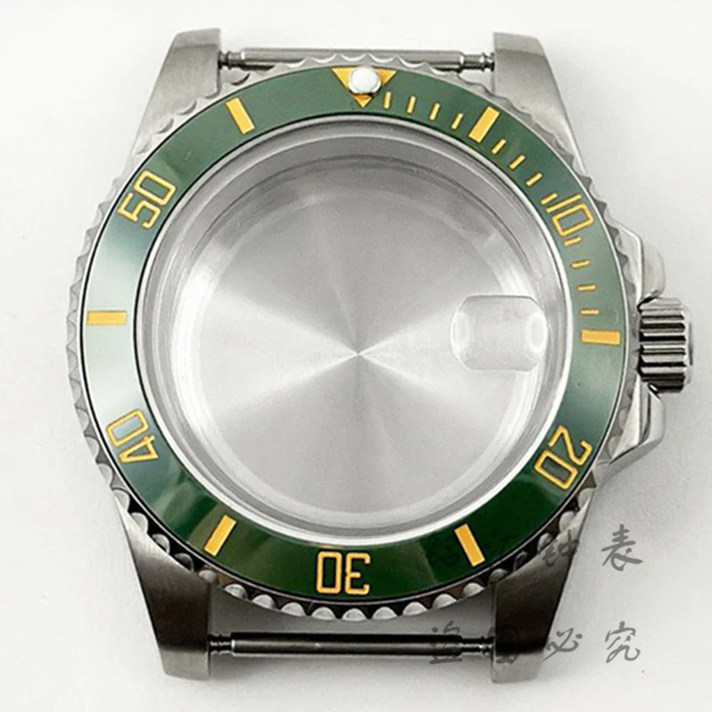 Deep Blue Bezel 40MM Diver Watch Case with Waterproof Sapphire Crystal