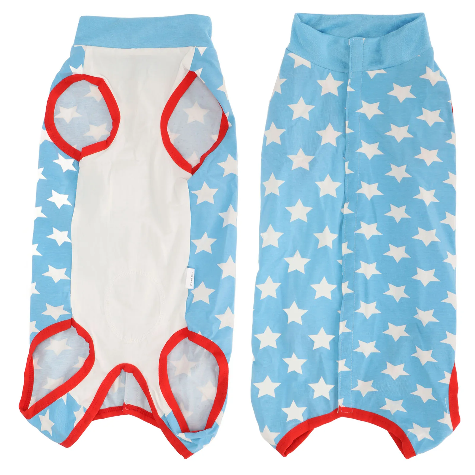 Dog Recovery Suit Dog Surgical Bodysuit Soft Prevents Licking Cotton Breathable for Dogs for Postoperative Recovery