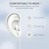 Wired Headphones With Microphone,  For IPhone, IPod, IPad, Lightweight Headphones With Volume Control 6.35mm Headphone Jack 6