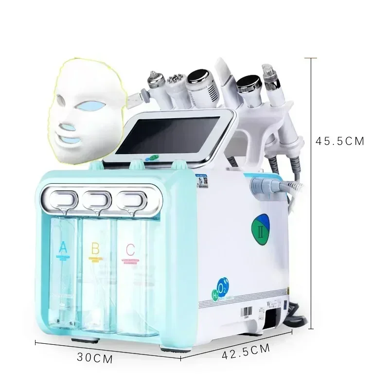 Facial Beauty Instrument 7 in 1 Water Oxygen Jet Peel Hydro Beauty Skin Cleansing Machine