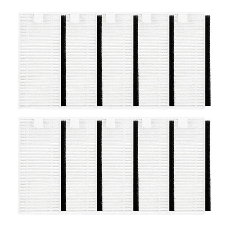 10 Pezzi Adatti Per Accessori Per Robot Spazzanti Lefant/Filtri Hepa M201 / T700 / M500 / M501