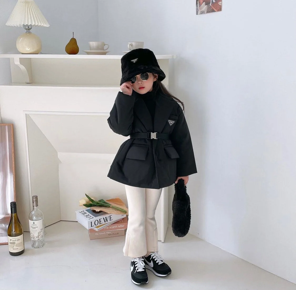 

Korean Thickened Winter Children's Padded Jacket Girls Suit Parkas Boy Down Coats Children's Clothing Outerwear Kids Clothes