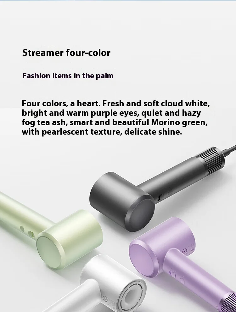 MIJIA H501 드라이기 SE High Speed Hair Dryer 62m/s Wind Speed Negative Ion Hair Care 110,000 Rpm Professional Dry 220V CN Version 5