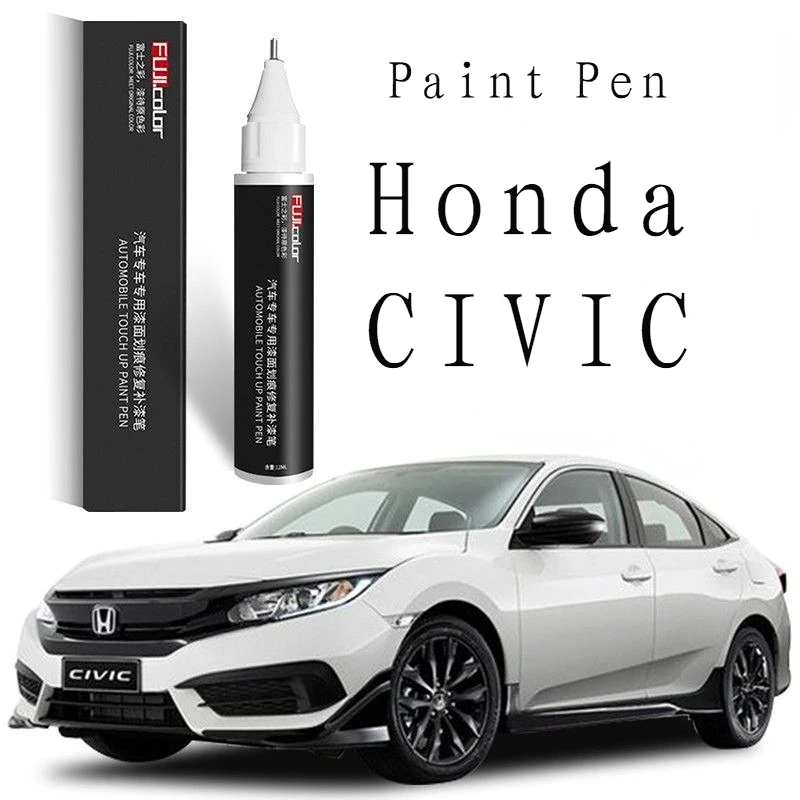 

Paint Pen for Scratch Suitable for the Tenth Generation Civic Touch-up Pen Crystal Brilliant White Dark Gold Blue Honda CIVIC