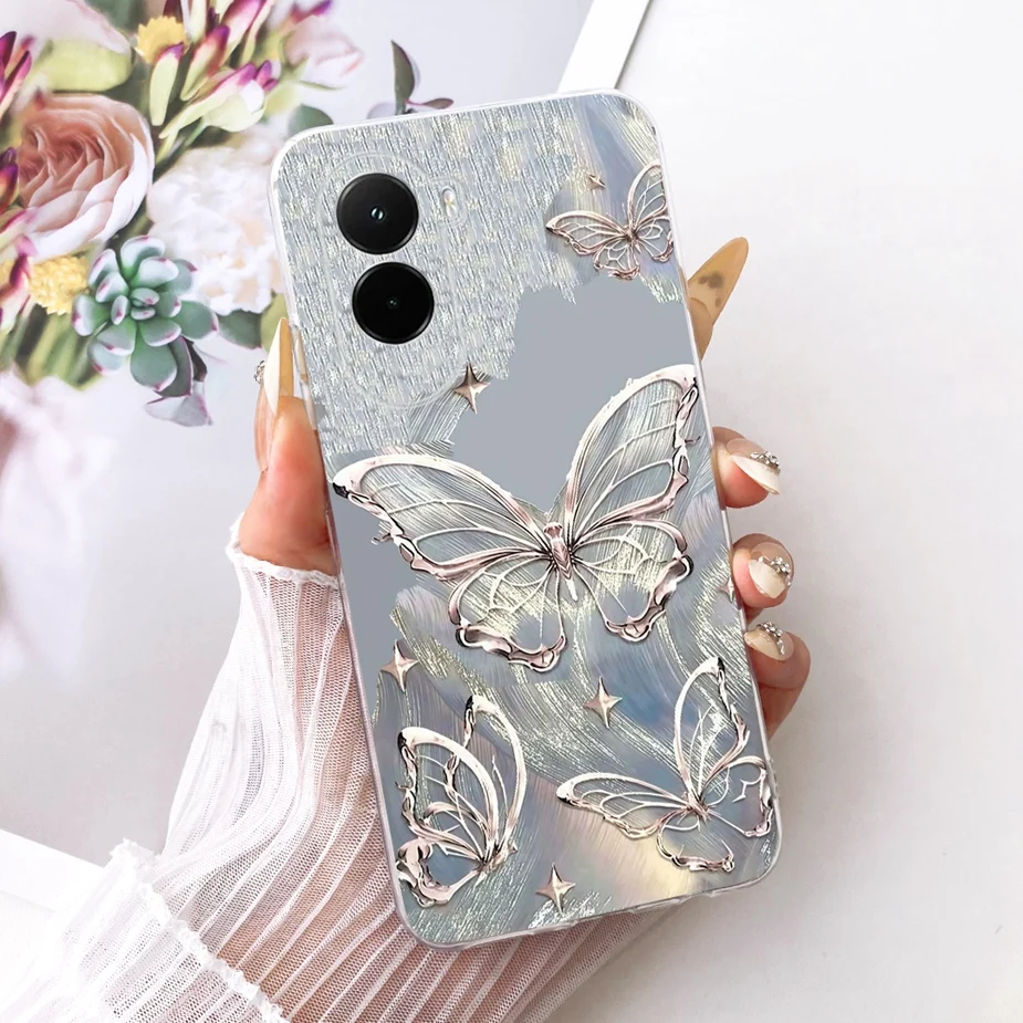Luxury Butterfly Painted Soft Slim Phone Case - Enhanced Design