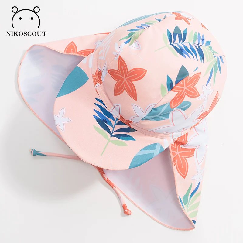 Girls Swimsuit Children's Long-Sleeved Swimsuit Bottoms Children's Toddler Baby One-Piece Sun Protection