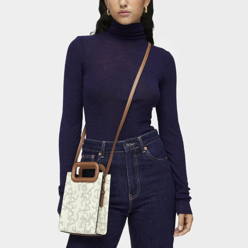 

Бежевая Холщовая Сумка-тоут, королевская роскошная сумка, ювелирные изделия, испанский медведь, одинаковый принт, женская сумка через плечо, высококачественные рандомные подарки