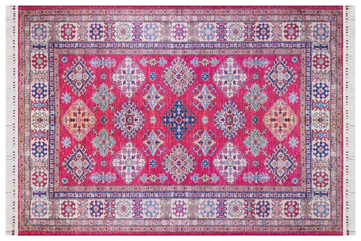 

TRKMN.96 Washable Digital Printed Rug With Tossels