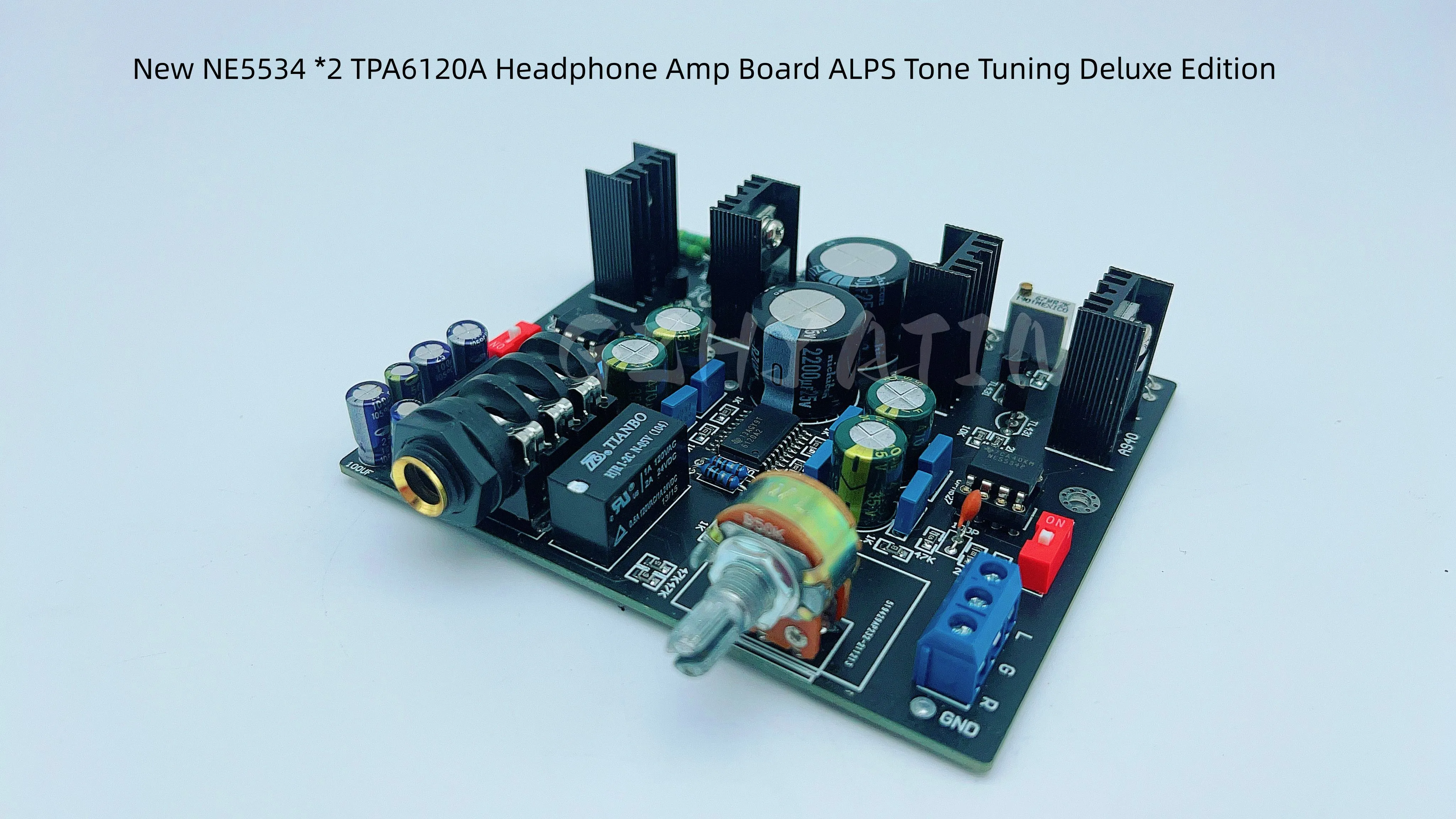 

NE5534 *2 TPA6120A Headphone Amp Board ALPS Tone Tuning Deluxe Edition