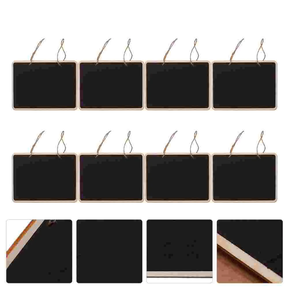 

4/8/12PCS Mini Chalkboards Hanging Chalk Board Double Sided Chalkboard Wedding Party Table Number Place Tag Message Board