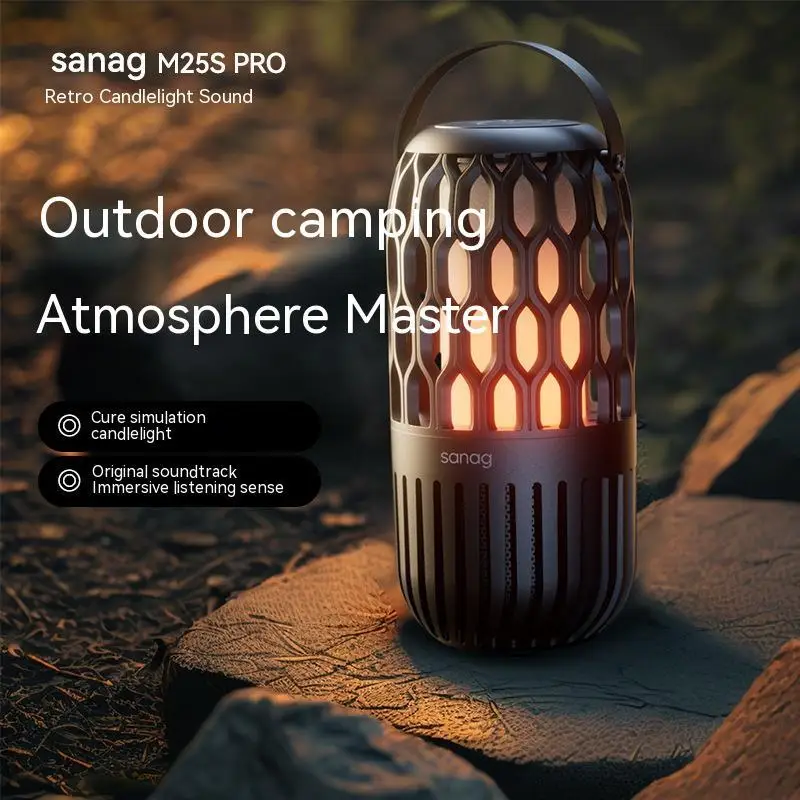 

Sanag Speaker M25s Pro Tws Rgb Light Bluetooth Wireless Outdoor Speakers 360 Stereo Sound Ipx5 Waterproof Long Battery Life Gift