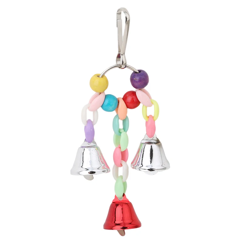 Colorful Parrot Toys Suspension Hanging Bridge Chain Pet Bird Parrot Chew Toys Bird Cage For Parrots Birds Home Decoration parrot toy bird toy