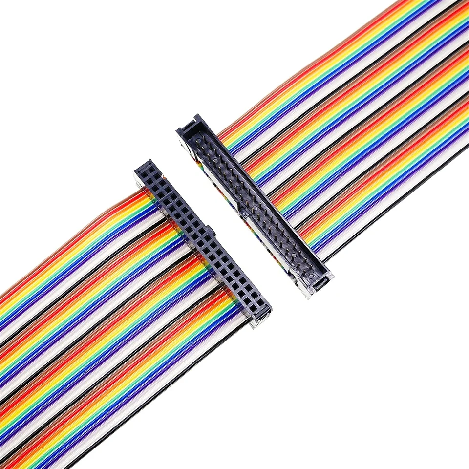 1ピース40ピンのgpioケーブル用メスラズベリーパイ4B/3B + オレンジ