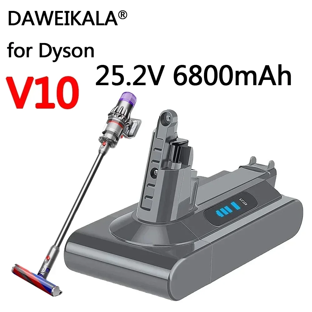 

Xin@MengYuan Newly Upgraded SV12 6800mAh 100Wh Replacement Battery for Dyson V10 battery Absolute Fluffy Cyclone Aicherish