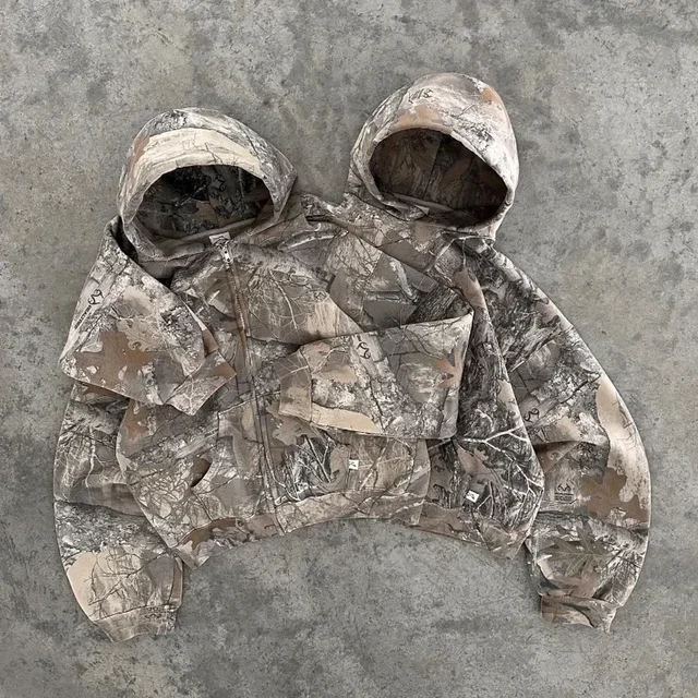 Camouflage Hooded Sweatshirt 1