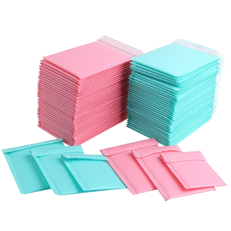 

50pcs Mailers Blue Poly Mailer Self Seal Padded Gift Bag