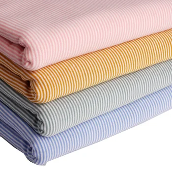 wide 1mm+1mm stripe fabric knitting elastic fabric DIY sewing clothing cloth 185cm wide 100% tissu hometextile tela sewing 1