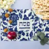 1Pcs Passover Placemats Washable Seder Matzo Table Mats Pesach Decoration Durable Table Mats for Passover Holiday Kitchen Dining 5
