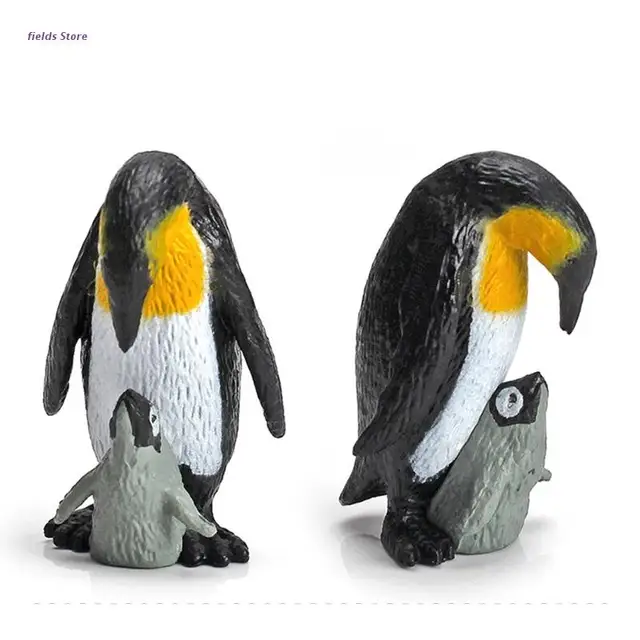 Realistic Penguin Set Figures Model 11pcs Ocean Animal Toy Kids Room Ornament 3