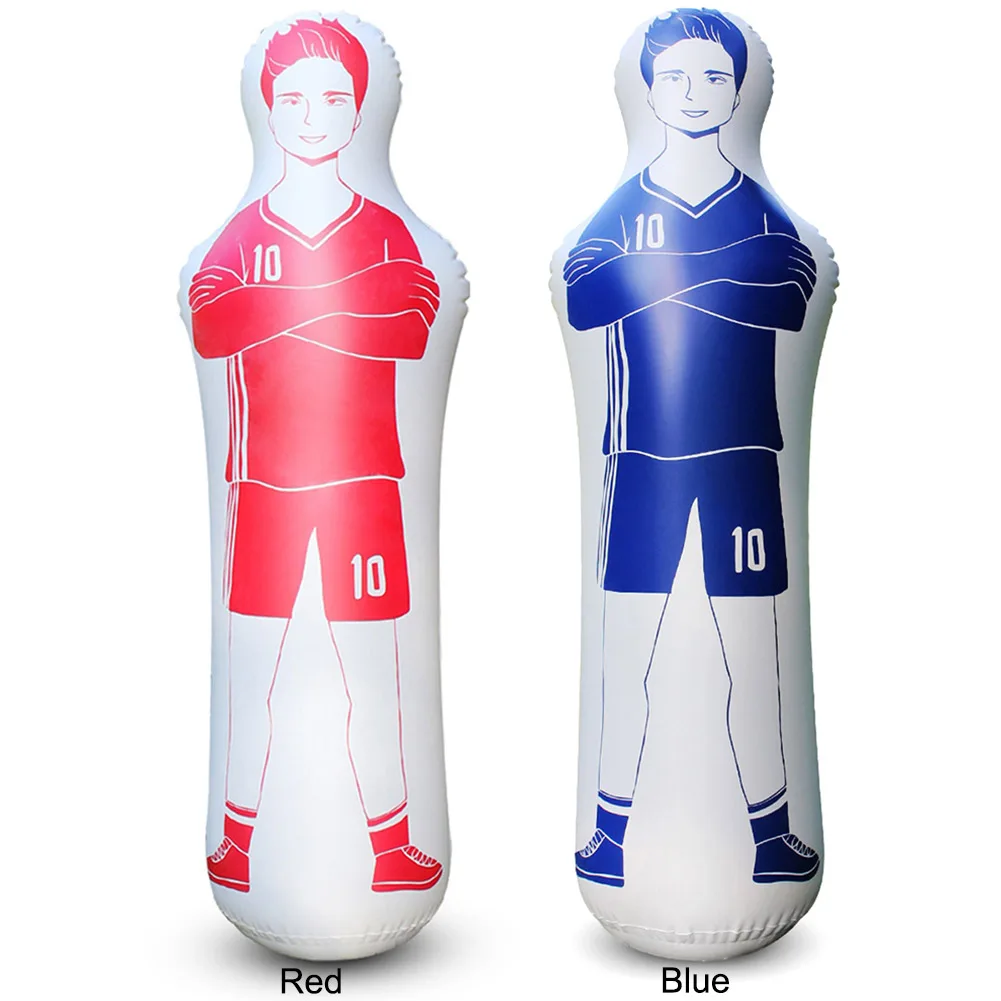 Air Mannequins Inflatable Punching Bag Soccer Dummy Defender Training Mannequin for Children Adults