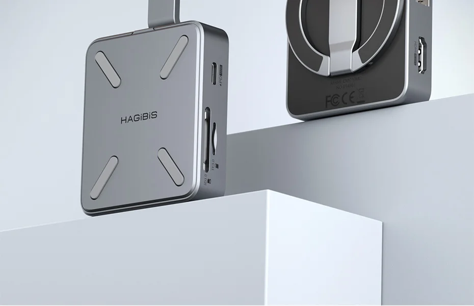 Hagibis Magnetic Stand USB-C Hub with M.2 SSD CMC10
